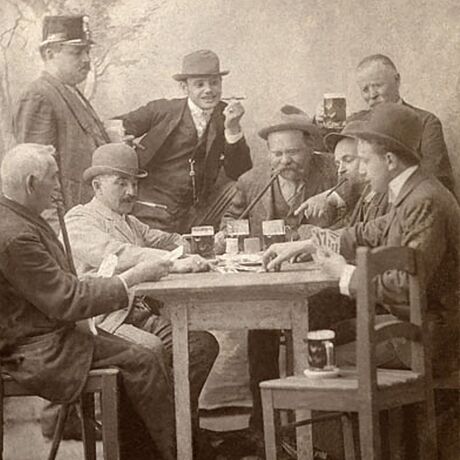 V hospodách ped víc ne sto lety se hrály karty nejen pro zábavu, ale...