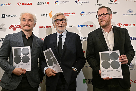 Krytof Mucha (vpravo) pevezme po zesnulém Jiím Bartokovi vedení 59. roníku karlovarského filmového festivalu. Jeho umleckým editelem je Karel Och (vlevo). Festival zaíná 4. ervence.