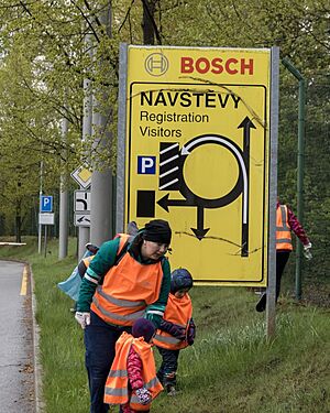 Zamstnanci Bosch a jejich dti pomhaj zachovat istou Vysoinu
