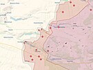 Situace na bojiti u Kransohorivky v Doncké oblasti na map z 26. dubna 2024