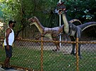 Lagoa dos Dinossauros v brazilském Salvadoru je ponkud lehího raení....