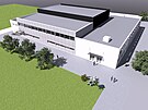 Vizualizace chystan rekonstrukce basketbalov haly na Dukle (23. dubna 2024)