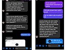 Policist� zve�ejnili i screenshoty komunikace vyd�ran�ho mu�e s pachatelem.