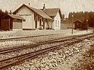 Stanice Studánka na snímku z poátku 20. století