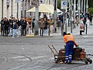 Rekonstrukce tramvajové trat na Letné