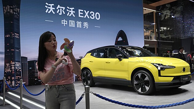 Volvo EX30 na autosalonu v Pekingu