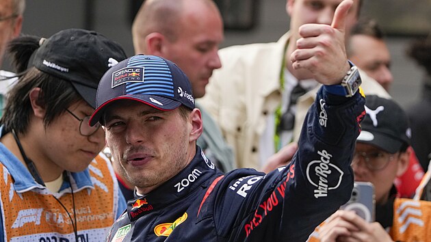 Nizozemec Max Verstappen hls dal vtznou kvalifikaci.