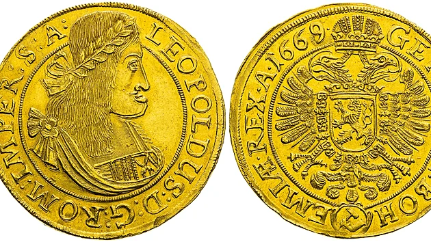Dukát s Leopoldem I. z roku 1669 byl vydraen za 650 tisíc eur. Podle zjitní...