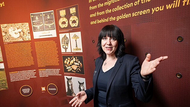 Muzeum v Novm Straec vystav vzcn keltsk mince a zlat perky s eskmi granty z 5. a 6. stolet. (22. dubna 2024)