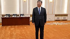 �ínský prezident Si �in-pching (26. dubna 2024)