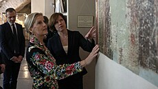 Britská vévodkyn z Edinburghu Sophie navtívila Ukrajinu. (29. dubna 2024)