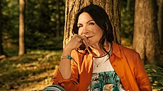 Anna K. b�hem natá�ení klipu k písni Údolí v�el