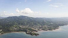 Pohled na francouzský zámoský department Mayotte (25. dubna 2024)