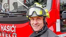 Petr Benda nastoupil k profesionálním hasim v Táboe ped 21 lety.