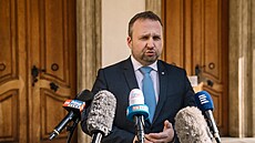 Ministr práce a sociálních vcí Marian Jureka po jednání o dchodové reform s...