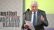 Exprezident Václav Klaus zkritizoval dvacet let eska v Evropské unie a...