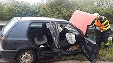 Nehoda zablokovala D10 na Mladoboleslavsku.
