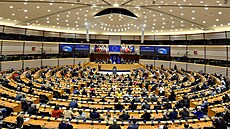 Slavnostní zasedání Evropského parlamentu ku píleitosti dvacátého výroí...