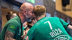 27. 4. 2024, extraliga házenká�� Lovci Lovosice - Baník Karviná, 4. zápas...