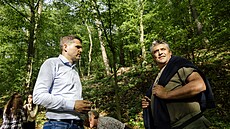 Ministr �ivotního prost�edí Petr Hladík, akce na podporu vzniku národního parku...