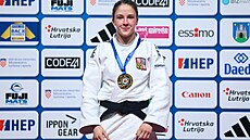 Judistka Renata Zachová se zlatou medailí.