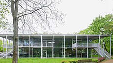 Studijní pavilon Technické univerzity v nmeckém Braunschweigu. (25. dubna 2024)