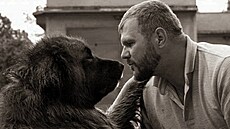 Bohumil Stránský z H�eben� pomáhá hendikepovaným pomocí leonberger�.