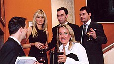 Tomá� Krej�í�, Simona Krainová, Tomá� Matonoha, Vendula Svobodová a Filip �áp v...