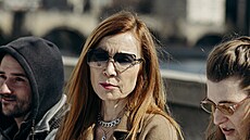 Stanislava Jachnická na �tené zkou�ce hry Forman (4. b�ezna 2024)