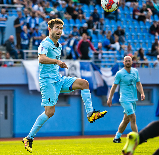 27. 4. 2024, eská fotbalová liga, FK Viagem Ústí nad Labem - Slovan Velvary....