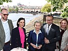 Pedsedkyn Evropské komise Ursula von der Leyenová je na návtv Prahy. (30....