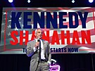 Robert F. Kennedy Jr. na mítinku v Michiganu (21. dubna 2024)