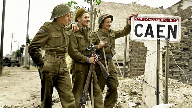 Operace Overlord. Kanadt vojci v dobytm Caen (1944)