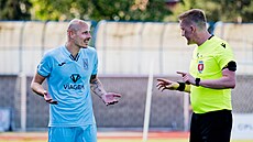 27. 4. 2024, �eská fotbalová liga, FK Viagem Ústí nad Labem - Slovan Velvary....