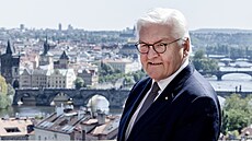 Nmecký prezident Frank-Walter Steinmeier navtívil Prahu. (30. dubna 2024)