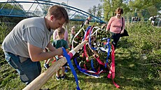 Májka u jezu na Radbuze v Plzni-Liticích (30. dubna 2024)