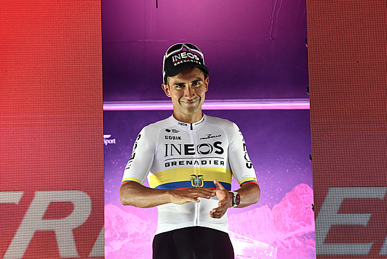 Jhonatan Narváez po triumfu v první etap Gira.