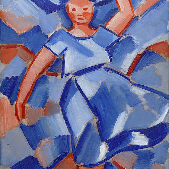 Radikáln� krásná: Obraz Pradlena, který Václav �pála namaloval v roce 1919, m�l...