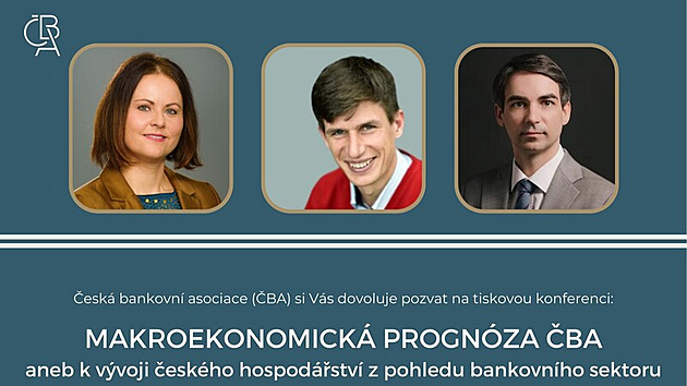 Živě: Tisková konference ČBA k vývoji českého hospodářství