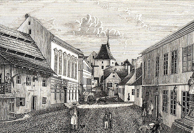 Kastnerovy perokresby vrátí návštěvníky do ulic Šumperka před dvě stě lety