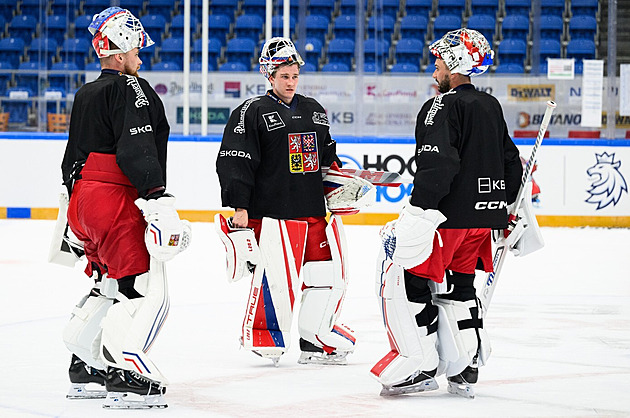 Čeští hokejisté poprvé trénují. Mrázek vtipkoval, tvoří se jednotlivé útoky