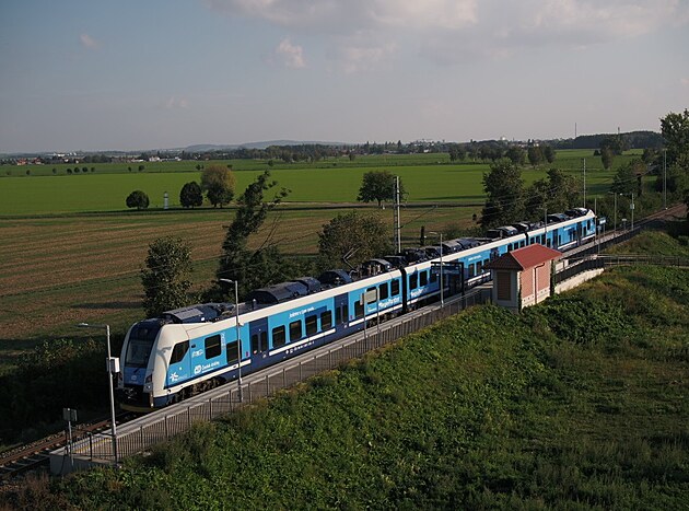 Olomouckm krajem po elektrifikovanch tratch jednotkami RegioPanter