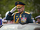 Na tradiní vojenské pehlídce v Moskv krom pochodujících voják po Rudém...