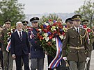 Prezident Petr Pavel pi vzpomínkové akci na praském Vítkov. (8. kvtna 2024)