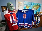 Vasil Simkovi alias Fantomas, nejznámjí eský sportovní fanouek a majitel...