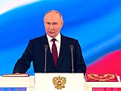 Ruský diktátor Vladimir Putin se na inauguraci popáté chopil funkce ruského...