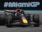 Max Verstappen z Red Bullu v tréninku ne Velkou cenu Miami F1.