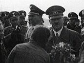 Adolf Hitler, který jet ped týdnem v Praze vyhlaoval protektorát echy a...
