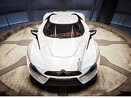 Krom závodního simulátoru se bílý supersport GT by Citroën pedstavil v...