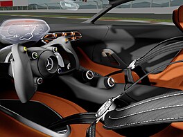 Vizualizace kabiny vozu Mercedes-Benz AMG Vision GT